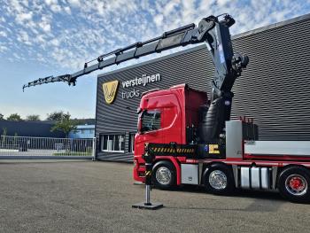 Scania R650 V8 8x4 / HMF 9520 + JIB + WINCH / 140 T GCW